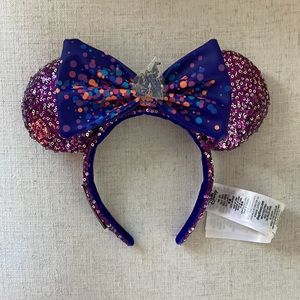 Purple Sequin Loungefly Minnie Ears *NEW*